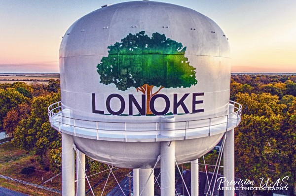 Lonoke AR | Painted Water Tower 2017 by Provision UAS